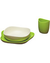 BecoThings Set Pappa Ecologico BecoFeeding - Verde (Completamente Biodegradabile! Set Pappa