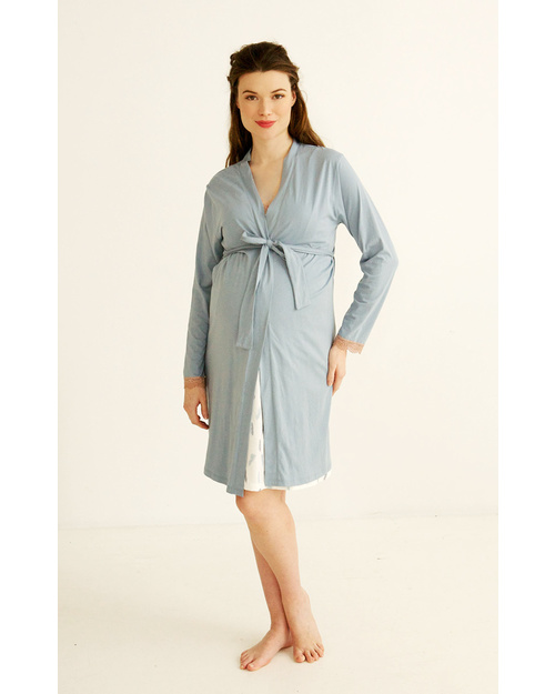 Belabumbum Plume Vestaglia Premaman - 100% Cotone Pima Vestaglie