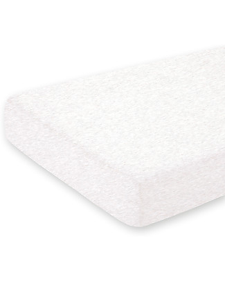 Bemini Coprimaterasso Estensibile 60x120 cm - Beige Melange - 100% cotone Materassi