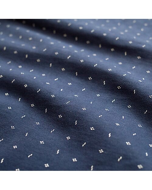 Bemini Morbido Poncho da Viaggio - Tetra Jersey - Blu Navy Giacche