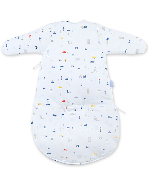 Bemini Sacco Nanna Invernale - MAGIC BAG® Pady Jersey con Maniche - 0-3 mesi - Cars - 3 TOG Sacchi Nanna