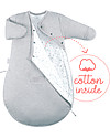 Bemini Sacco Nanna MAGIC BAG® Pady Jersey con Maniche 0-3 mesi, Grey Marled - 3 TOG Sacchi Nanna