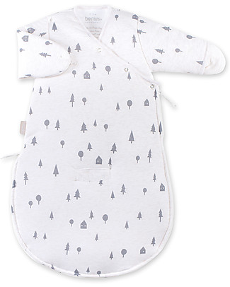 Bemini Sacco Nanna MAGIC BAG® Pady Jersey con Maniche 0-3 mesi - Scandinavian Print - 3 TOG Sacchi Nanna Pesanti