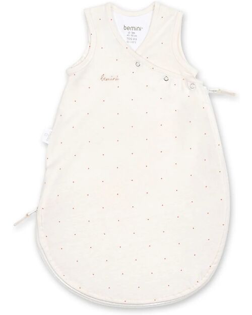 Bemini Sacco Nanna MAGIC - TOG 0.5 - 0-1Mese - Small Dot Print Ecru - in Cotone Sacchi Nanna