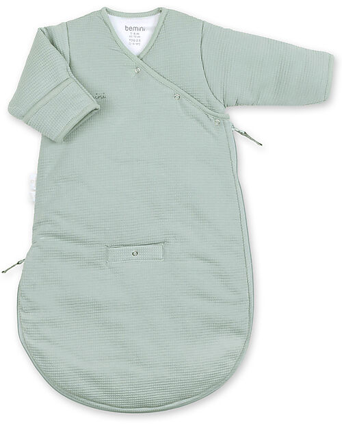 Bemini Sacco Nanna MAGIC - TOG 2.5 - 1- 4m - Pady waffle - Grigio Mèlange in Jersey Bio Sacchi Nanna