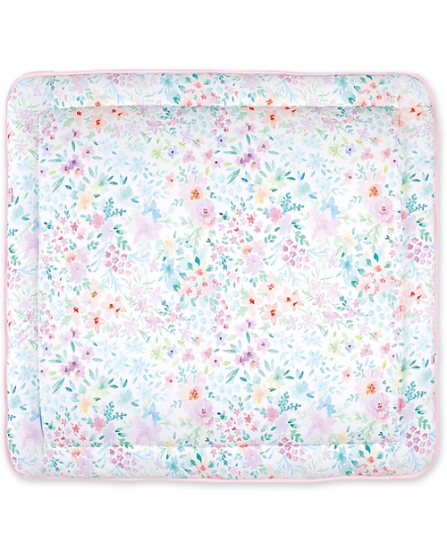 Bemini Trapunta per Culla 100x100 cm, April Cristal - 100% Cotone Biancheria Culla