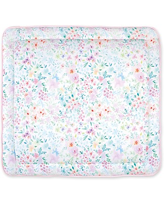 Bemini Trapunta per Culla 100x100 cm, April Cristal - 100% Cotone Swaddle di Mussola