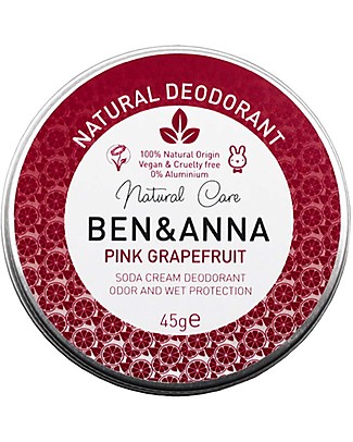 Ben & Anna Deodorante in Crema - Pink Grapefruit - 45 gr Deodoranti