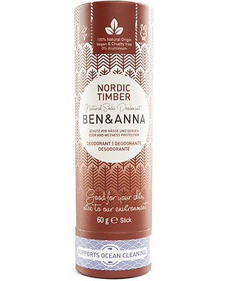 Ben & Anna Deodorante Stick - Nordic Timber - 60 gr Deodoranti