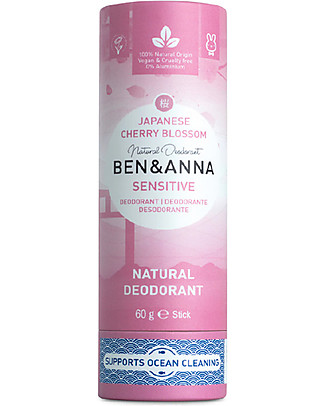 Ben & Anna Deodorante Stick Sensitive- - Japanese Cherry Blossom - 60 gr Deodoranti