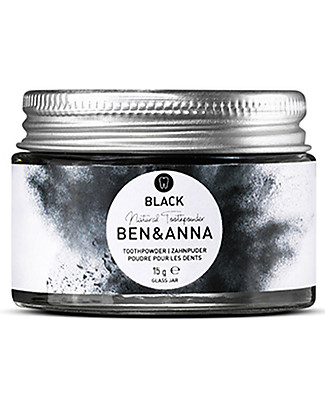 Ben & Anna Polvere Dentifricia Black - 45 gr Dentifricio e Spazzolini