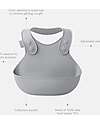 BIBS Bavaglino con Tasca - Earth - Impermeabile Senza BPA e Totalmente Riciclabile! Bavagli Impermeabili con Tasca