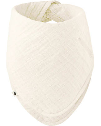 BIBS Bavaglio a Bandana - Avorio - 100% Cotone Biologico Bavagli a Bandana