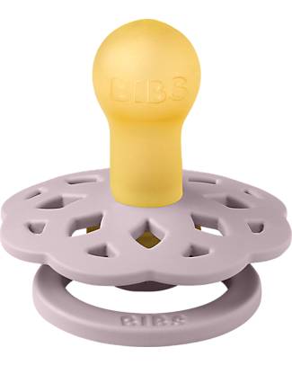 BIBS Ciuccio Boheme - Lilla Chiaro -Tettarella in Gomma Naturale - Senza PBA, PVC e Flatati Ciucci