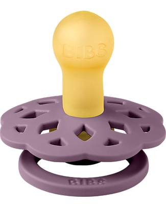 BIBS Ciuccio Boheme - Mauve -Tettarella in Gomma Naturale - Senza PBA, PVC e Flatati Ciucci