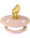 BIBS Ciuccio Colour - Tettarella Anatomica in Gomma Naturale - Singolo - Rosa Cipria - Senza PBA, PVC e Ftalati Ciucci