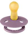BIBS Ciuccio Colour - Tettarella Ciliegia in Gomma Naturale - Singolo - Mauve - Senza PBA, PVC e Ftalati Ciucci