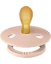 BIBS Ciuccio Colour - Tettarella Simmetrica in Gomma Naturale - Avorio e Rosa Cipria - Senza PBA, PVC e Flatati Ciucci