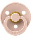 BIBS Ciuccio Colour - Tettarella Simmetrica in Gomma Naturale - Woodchuck e Rosa Cipria - Senza PBA, PVC e Flatati Ciucci