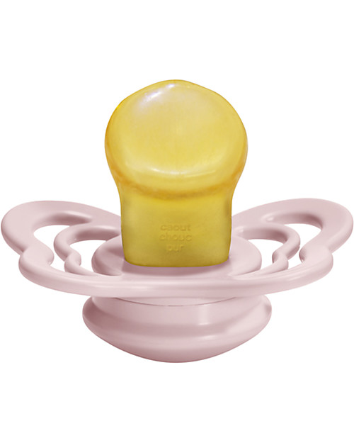 BIBS Ciuccio Couture - Tettarella Anatomica in Gomma Naturale - Haze  e Rosa - Senza PBA, PVC e Flatati Ciucci