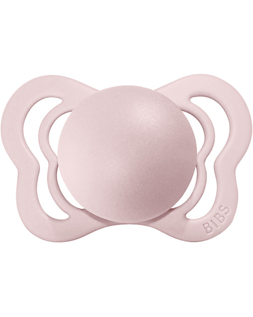 BIBS Ciuccio Couture - Tettarella Anatomica in Gomma Naturale - Haze  e Rosa - Senza PBA, PVC e Flatati Ciucci