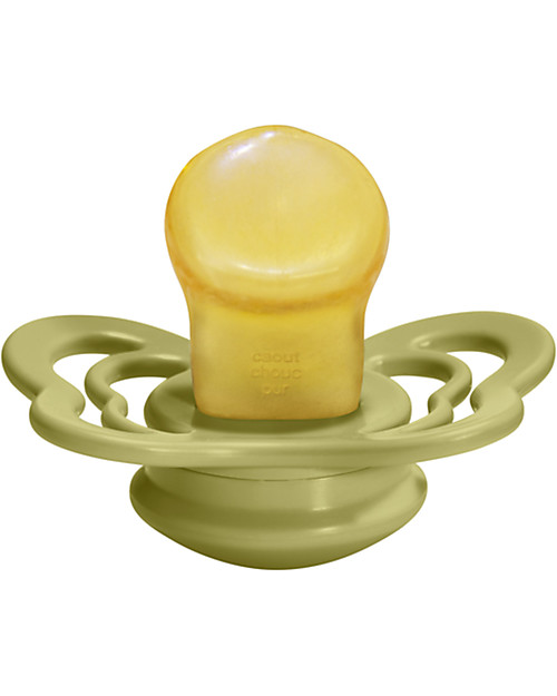 BIBS Ciuccio Couture - Tettarella Anatomica in Gomma Naturale - Meadow  e Earth - Senza PBA, PVC e Flatati Ciucci