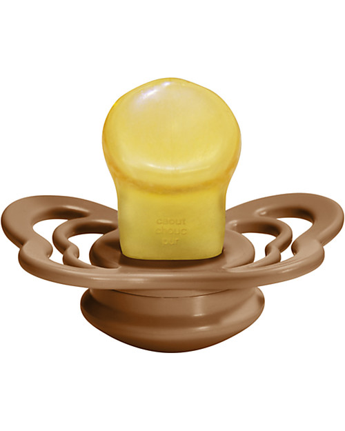 BIBS Ciuccio Couture - Tettarella Anatomica in Gomma Naturale - Meadow  e Earth - Senza PBA, PVC e Flatati Ciucci