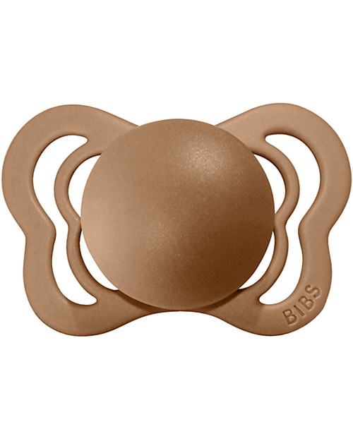 BIBS Ciuccio Couture - Tettarella Anatomica in Gomma Naturale - Meadow  e Earth - Senza PBA, PVC e Flatati Ciucci