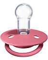 BIBS Ciuccio De Lux - Tettarella Ciliegia in Silicone - Corallo e Ruby - Senza PBA, PVC e Flatati Ciucci