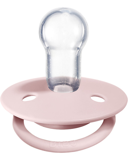 BIBS Ciuccio De Lux - Tettarella Ciliegia in Silicone - Haze  e Rosa - Senza PBA, PVC e Flatati Ciucci