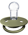 BIBS Ciuccio De Lux - Tettarella Ciliegia in Silicone - Honey Bee e Oliva - Senza PBA, PVC e Flatati Ciucci