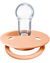 BIBS Ciuccio De Lux - Tettarella Ciliegia in Silicone - Sunshine e Peach Sunset - Senza PBA, PVC e Flatati Ciucci