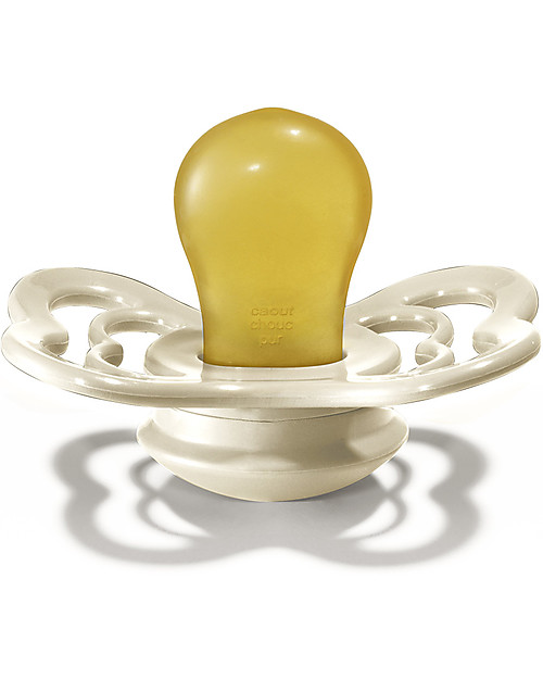 BIBS Ciuccio Supreme - Tettarella Simmetrica in Gomma Naturale - Avorio e Verde Salvia - Senza PBA, PVC e Flatati Ciucci