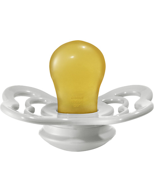 BIBS Ciuccio Supreme - Tettarella Simmetrica in Gomma Naturale - Haze  e Rosa - Senza PBA, PVC e Flatati Ciucci