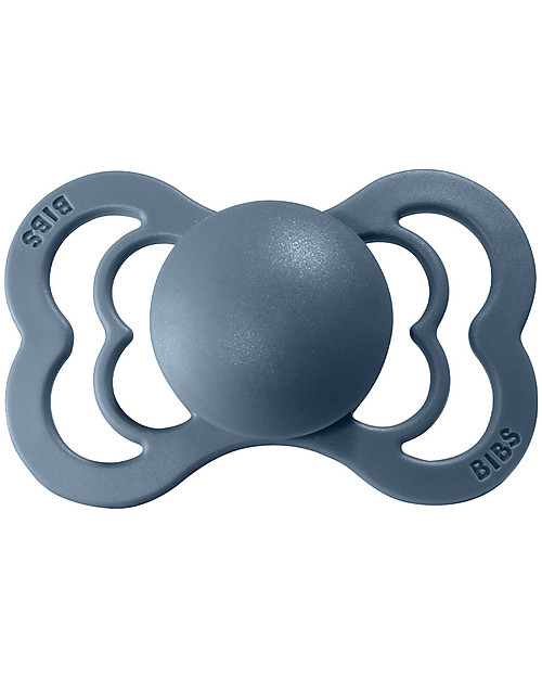BIBS Ciuccio Supreme - Tettarella Simmetrica in Gomma Naturale - Senape e Petrolio - Senza PBA, PVC e Flatati Ciucci