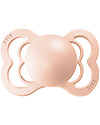 BIBS Ciuccio Supreme - Tettarella Simmetrica in Gomma Naturale - Sunshine e Peach Sunset - Senza PBA, PVC e Flatati Ciucci