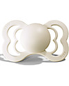 BIBS Ciuccio Supreme - Tettarella Simmetrica in Silicone - Avorio e Baby Pink  - Senza PBA, PVC e Flatati Ciucci