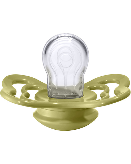 BIBS Ciuccio Supreme - Tettarella Simmetrica in Silicone - Meadow  e Earth - Senza PBA, PVC e Flatati Ciucci