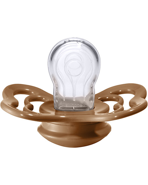 BIBS Ciuccio Supreme - Tettarella Simmetrica in Silicone - Meadow  e Earth - Senza PBA, PVC e Flatati Ciucci