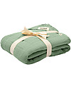 BIBS Copertina in Mussola 100% Cotone GOTS - Salvia - 120x120cm Swaddle di Mussola