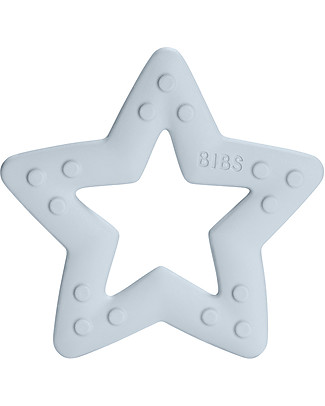 BIBS Massaggiagengive Baby Bitie - Stella Baby Blu- Made in Denmark – Senza BPA, PVC e Ftalati Massaggiagengive