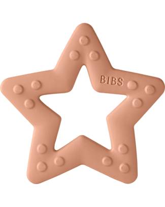 BIBS Massaggiagengive Baby Bitie - Stella Rosa Pesca - Senza BPA, PVC e Ftalati Massaggiagengive