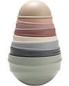 BIBS OUTLET - Torre Impilabile - Pastel Rainbow - 100% Materiale Alimentare - Pezzo di Showroom Giochi per Inventare Storie