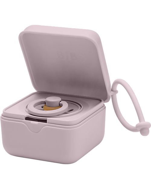 BIBS Scatola Porta Ciuccio - Dusky Lilac Ciucci