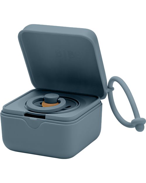 BIBS Scatola Porta Ciuccio - Petrolio Ciucci