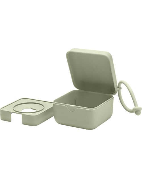 BIBS Scatola Porta Ciuccio - Salvia Ciucci