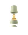 BIBS Set Completo Biberon in Vetro -Verde Salvia - 225ml Riciclabile e Lavabile in Lavastoviglie! - Nuovo Design Biberon_
