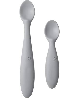 BIBS Set Cucchiai - Cloud - Cucchiaio Piccolo + Grande Posate