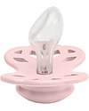 BIBS Set di 2 Ciucci Infinity - Tettarella Anatomica in Silicone - Blossom/Dusky Lilac - Senza PBA e PVC! Ciucci