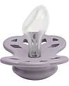 BIBS Set di 2 Ciucci Infinity - Tettarella Anatomica in Silicone - Fossil Grey/Mauve - Senza PBA e PVC! Ciucci